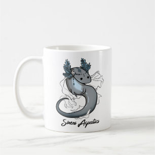 Caneca De Café Pouca salamandra aquática da sirene