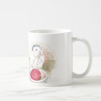 Caneca De Café Pouco Pierro o hamster com morango