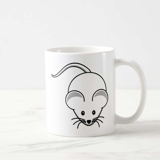 Caneca De Café Pouco rato gráfico (Direita)