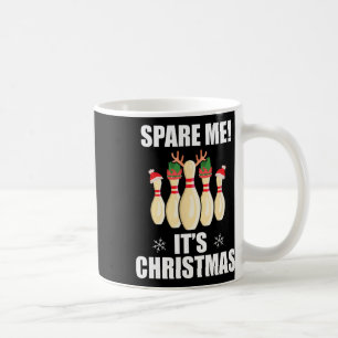 Caneca De Café Poupe-me É Boliche de Natal Engraçado Te