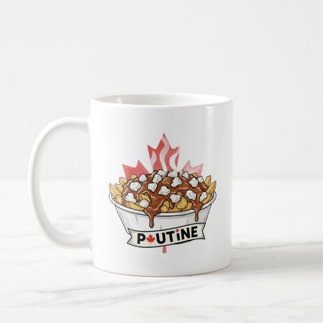 Caneca De Café Poutine (Esquerda)