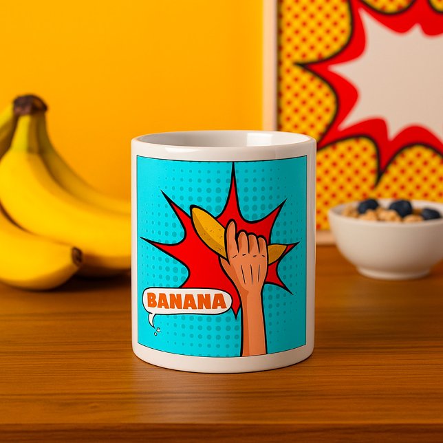 Caneca De Café Power Banana (Criador carregado)