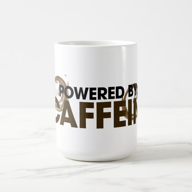 Caneca De Café Powered by Caffeine (Centro)