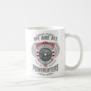 Caneca De Café Powerlifting - INTENSIFIQUE - placa do Barbell -