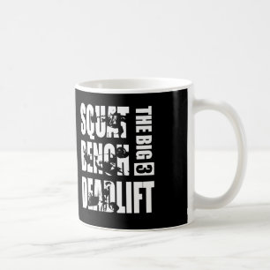 Caneca De Café Powerlifting - ocupa, banco, Deadlift