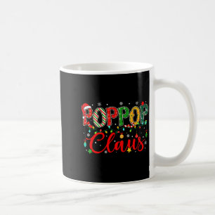 Caneca De Café Pp Papai Noel Luzes de Natal Família de Pijama Com