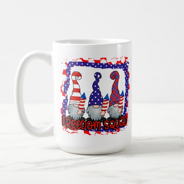 Caneca De Café Praça da Liberdade 4 de julho Gnomos (Esquerda)
