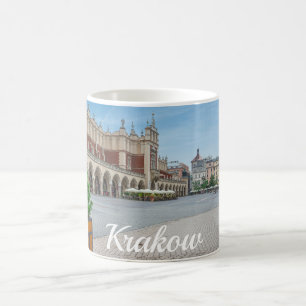 Caneca De Café Praça principal na cidade antiga de Cracóvia, Polô