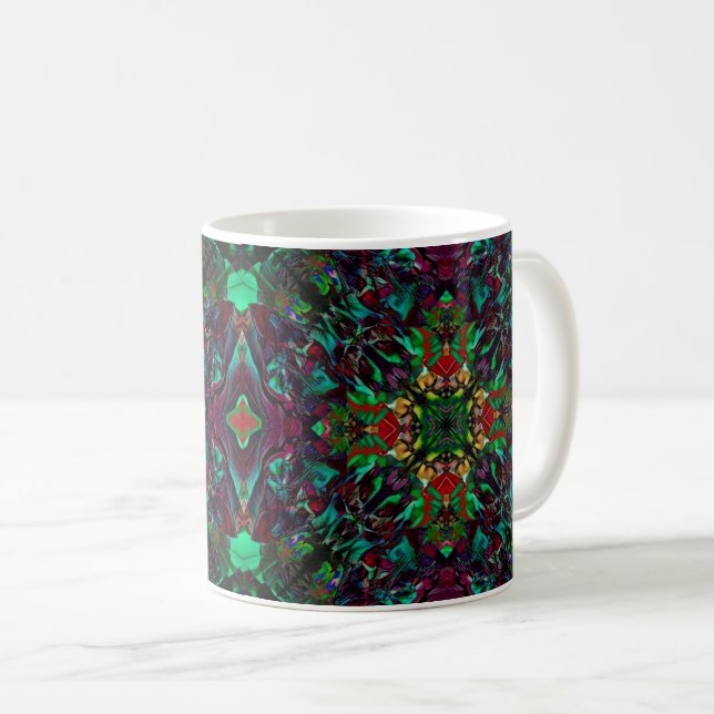 Caneca De Café Praça Tulip Vermelha (Frente Esquerda)