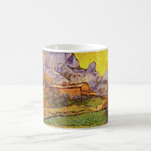 Caneca De Café Prado nas Montanhas de Vincent van Gogh