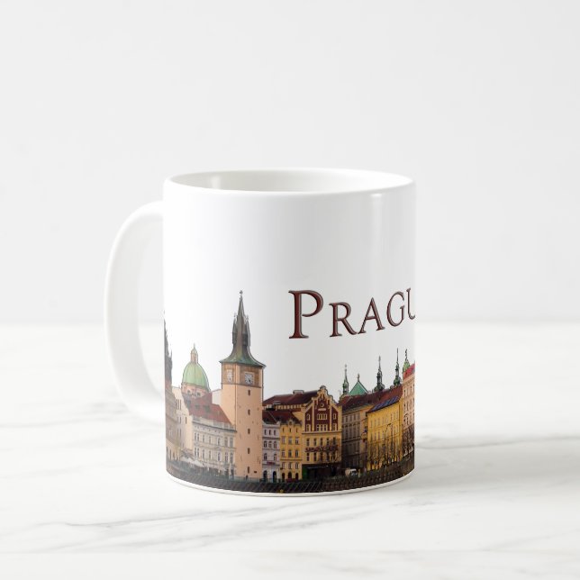 Caneca De Café Praga (Frente Esquerda)
