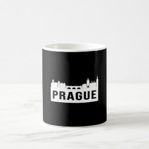 Caneca De Café Praga Cidade Cityscape Skyline Funny Idea