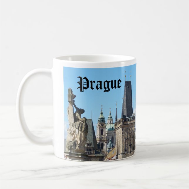 Caneca De Café Praga, Praça da Cidade Antiga, Telhados (Esquerda)