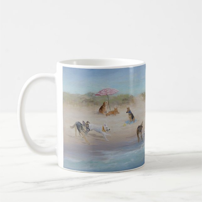 Caneca De Café Praia (Esquerda)