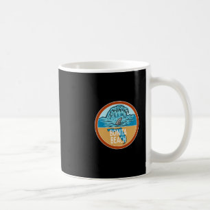 Caneca De Café Praia Bonita Flórida Fl Onda do Oceano Barbatana d
