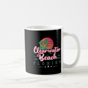 Caneca De Café Praia Clearwater Flórida Pôr do Sol Tropical Verão