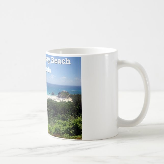 Caneca De Café Praia da Baía de Ferradura, Bermudas (Direita)