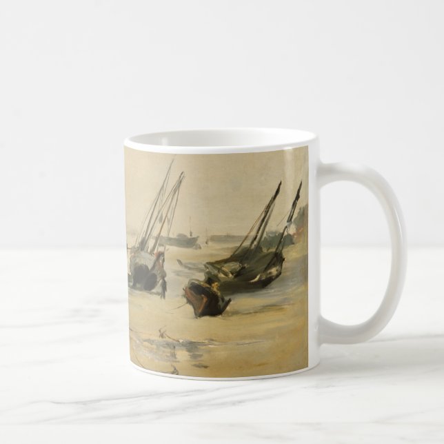 Caneca De Café Praia de Edouard Manet |, maré baixa (Direita)