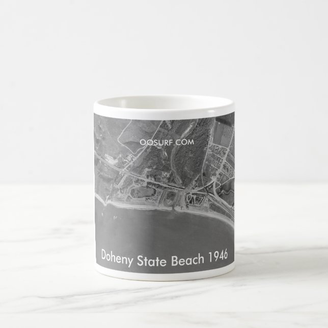 Caneca De Café Praia de estado 1946 de Doheny (Centro)