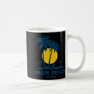 Caneca De Café Praia de Miami Viagem Férias Flórida