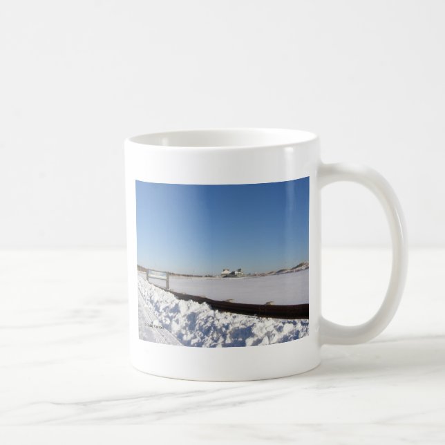 Caneca De Café Praia de Misquamicut (Direita)