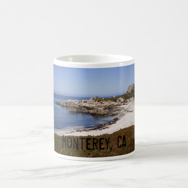 Caneca De Café Praia de Monterey, CA (Centro)