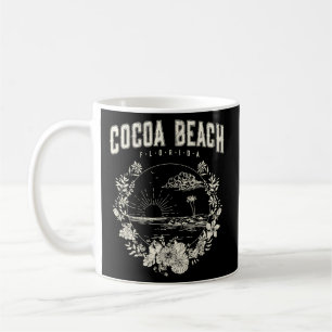 Caneca De Café Praia de Palm Trees da Flórida do Ccoa Beach