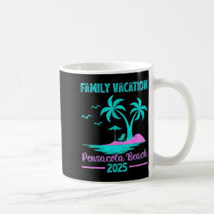 Caneca De Café Praia de Pensacola Flórida Férias em Família 2025