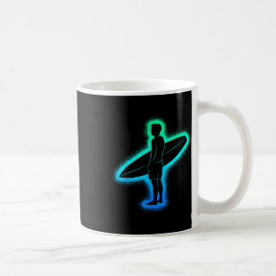 Caneca De Café Praia de Surf Prancha de Surf Surfistas Homens Cri