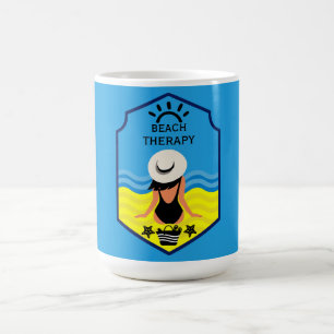 Caneca De Café Praia de Verão Essencial