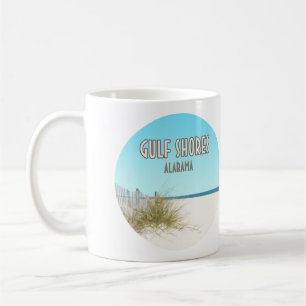 Caneca De Café Praia do Golfo Shores Alabama