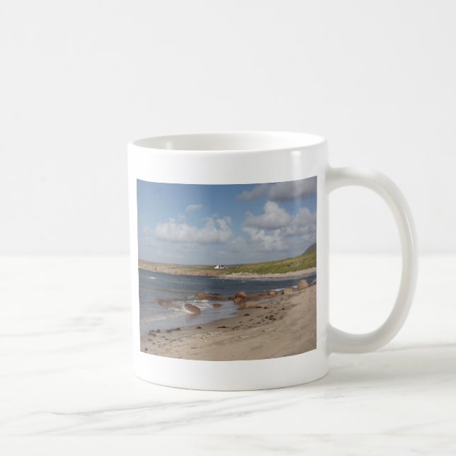 Caneca De Café Praia em Donegal, Ireland (Direita)