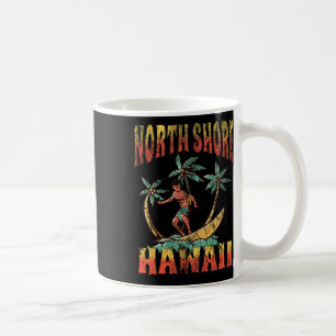 Caneca De Café Praia North Shore Havaí Surf Férias de Verão Vint