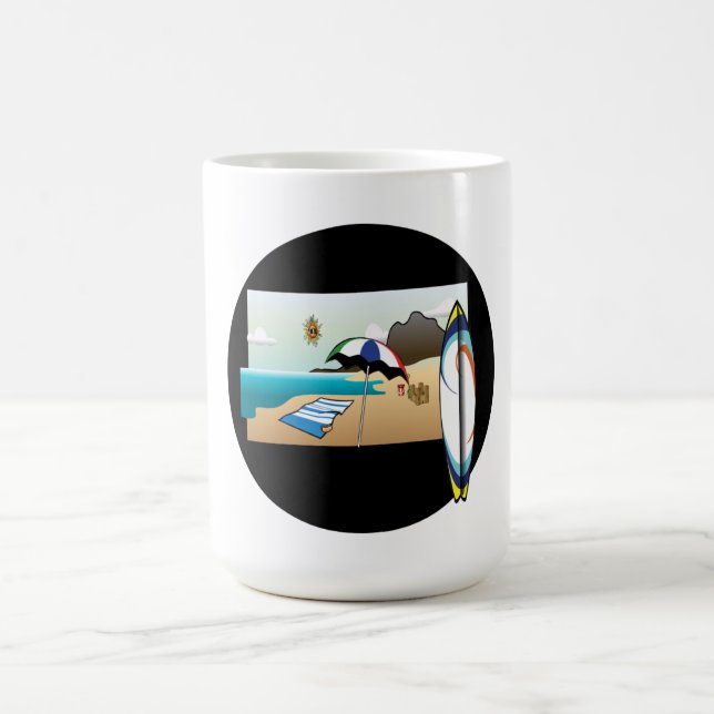 Caneca De Café Praia, por favor (Centro)