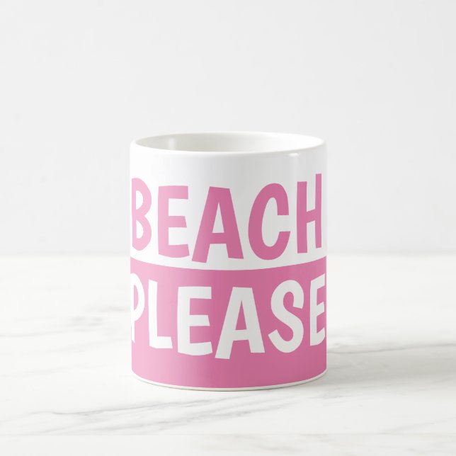 CANECA DE CAFÉ PRAIA, POR FAVOR, MUG (Centro)