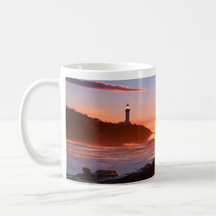 Caneca De Café Praia principal dos soldados do farol   de Norah,