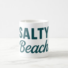 Caneca De Café Praia Salgada Vida Costeira na Onda | Estampa Gráf