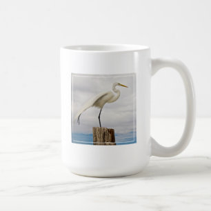 Caneca De Café Praia talentoso do Egret Fort Myers, Florida
