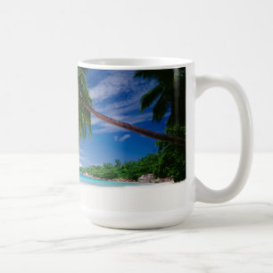 Caneca De Café Praia tropical Seychelles