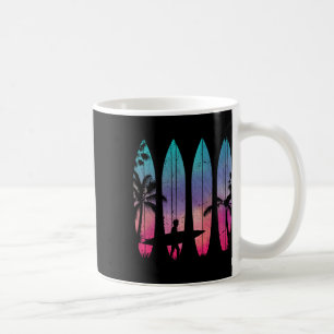 Caneca De Café Praia Tropical Surf Prancha de Surf Surfista Ocean