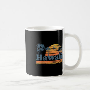 Caneca De Café Praia Vintage Havaí Verão Surf Havaiano