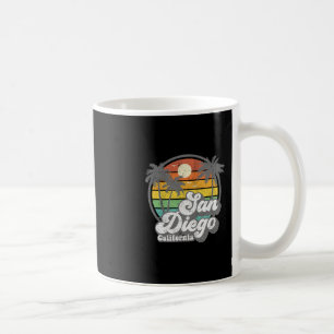 Caneca De Café Praia Vintage San Diego Califórnia Surf Retro S