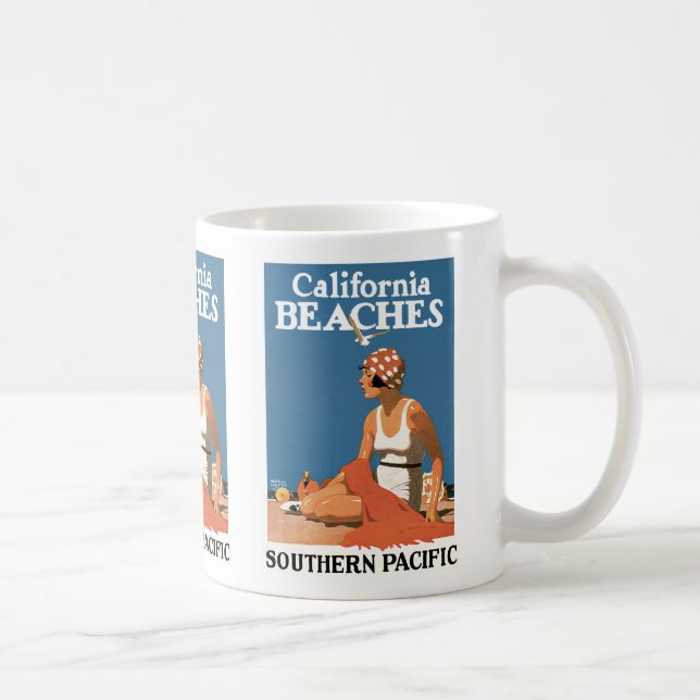 Caneca De Café Praias da Califórnia (Direita)