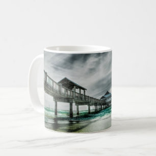 Caneca De Café Praias Tropicais Clearwater Florida