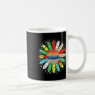 Caneca De Café Prancha de Surf Divertida Natal Papai Noel Surf Vi