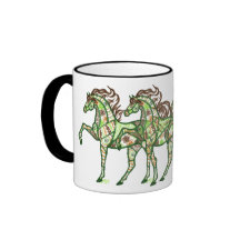 Caneca de café Prancing celta do cavalo