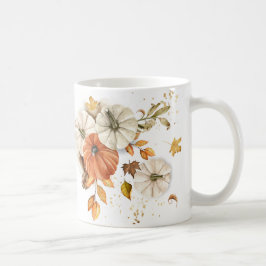 Caneca De Café Prata-Café da Colheita de outono russa