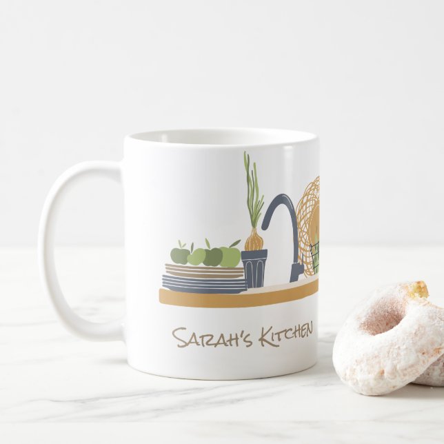 Caneca De Café Prateleira nº 1 (Com Donut)