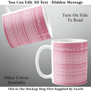 Caneca De Café Praticamente Perfeito & Mensagem Oculta 137WP
