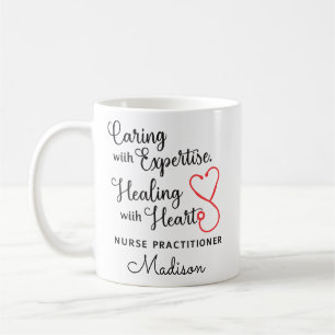 Caneca De Café Praticante de Enfermagem Coração Xícara, Apreciaçã